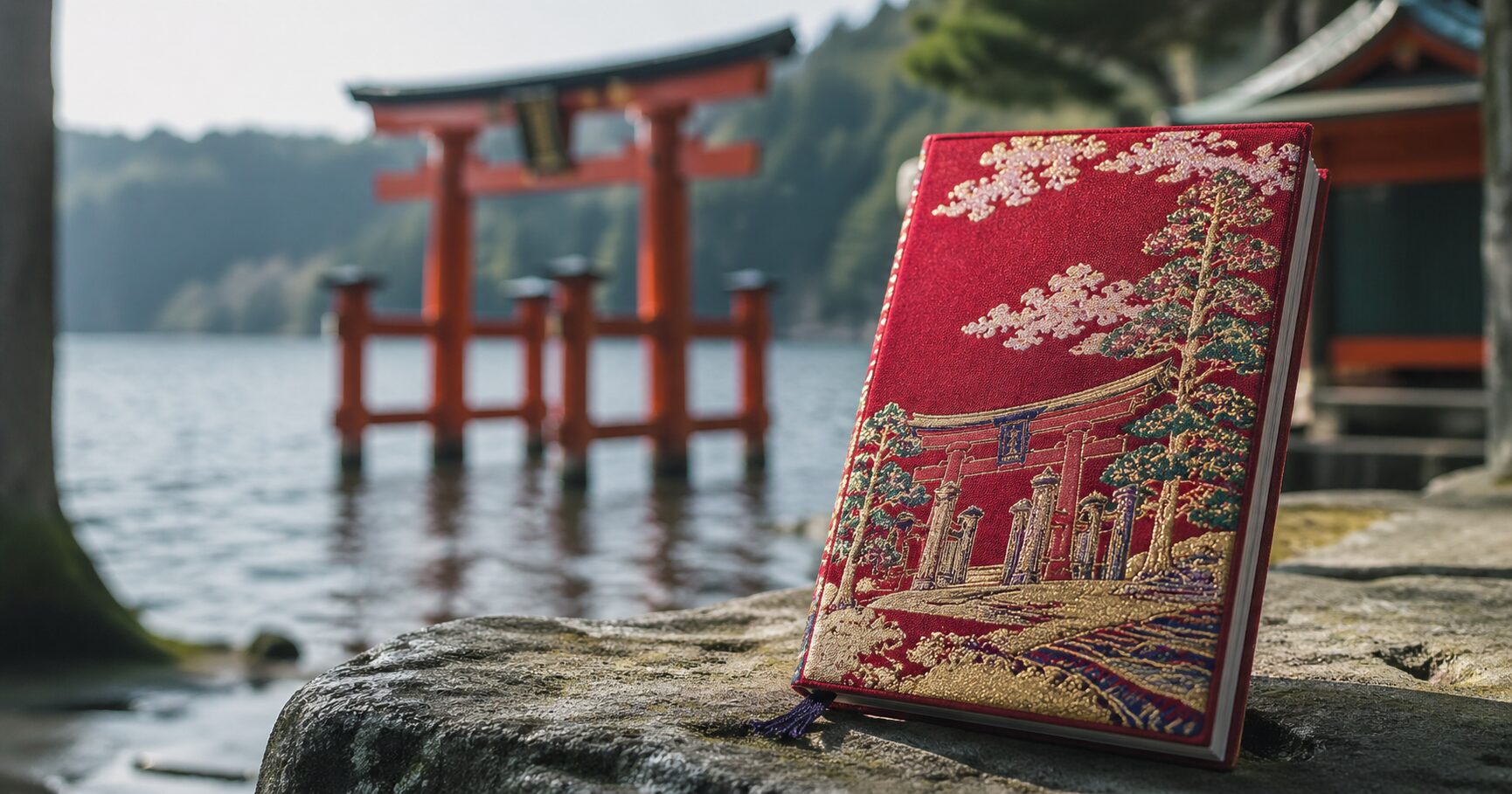 箱根神社の御朱印帳を確認する画面