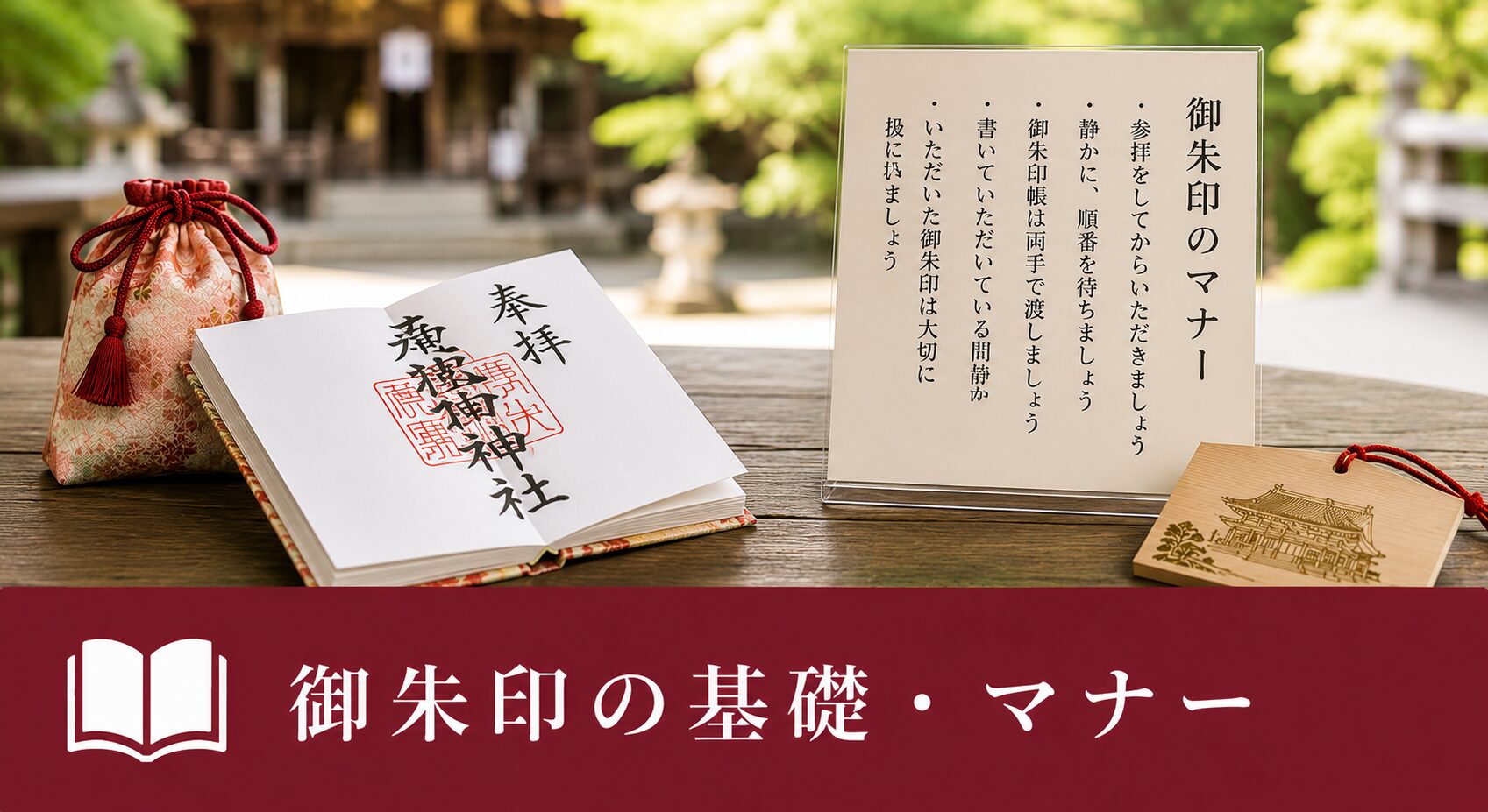 御朱印の基礎・マナー